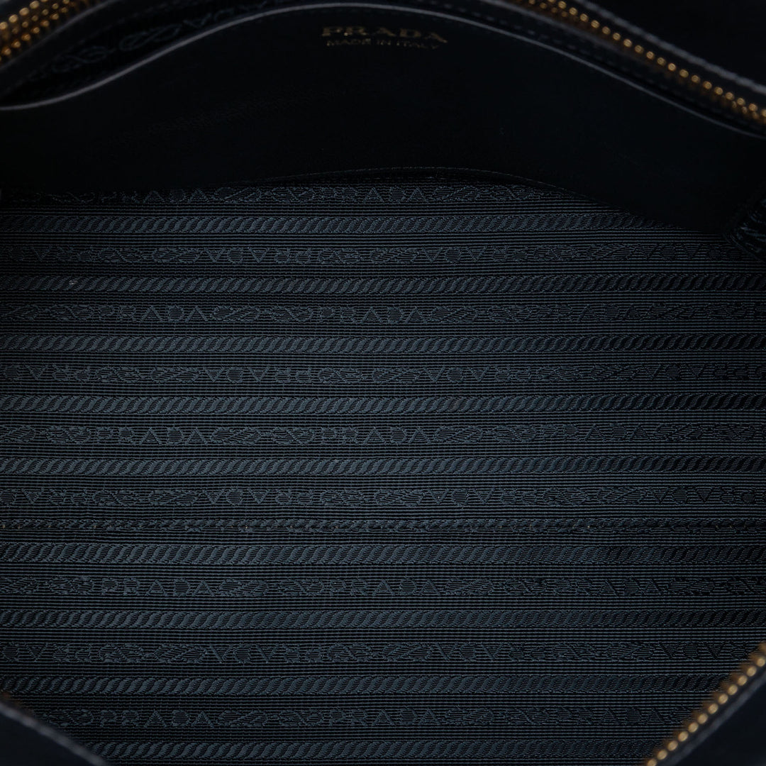 City Veau Esplanade Sac Saffiano Noir