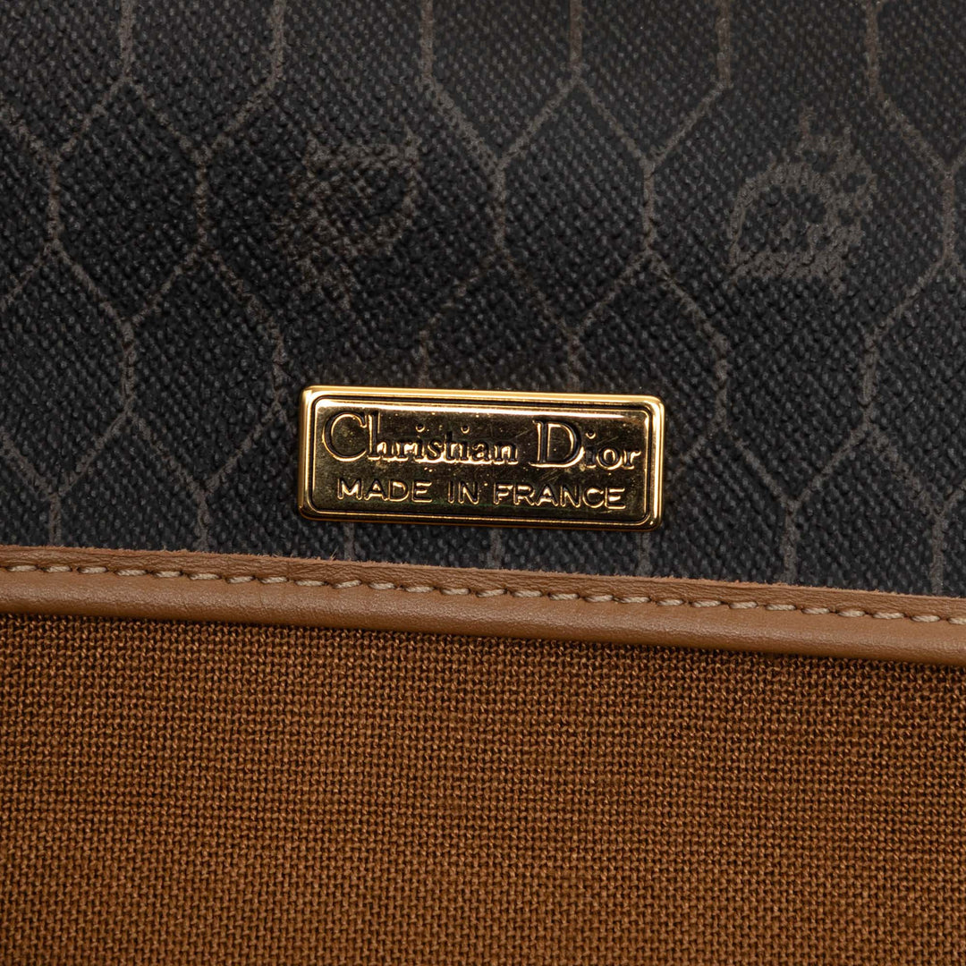 Dior Honeycomb Sac Toile enduite Noir – vue 5 – GABY PARIS