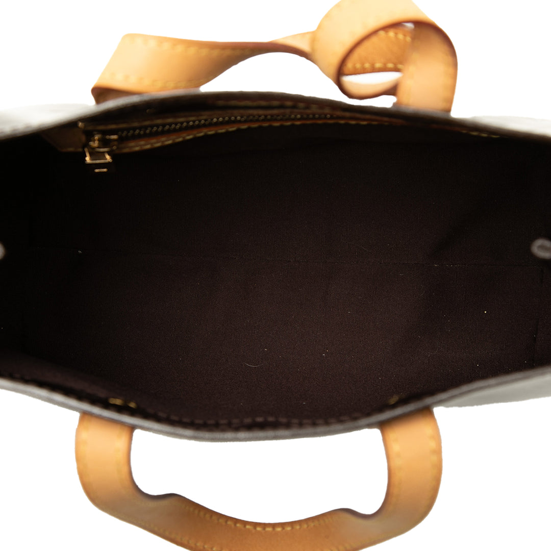 Reade PM Cuir verni Monogram Violet