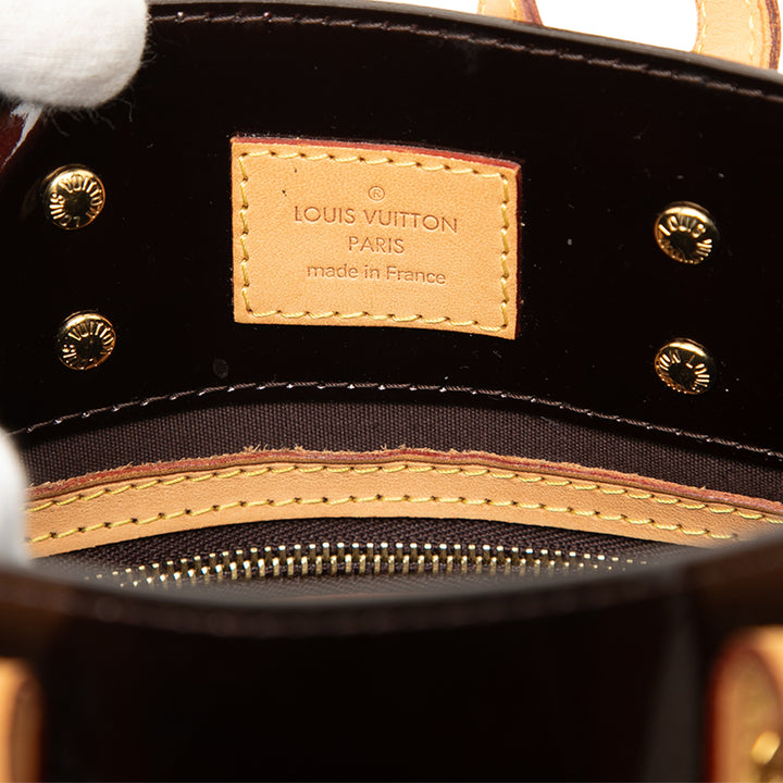 Reade PM Cuir verni Monogram Violet