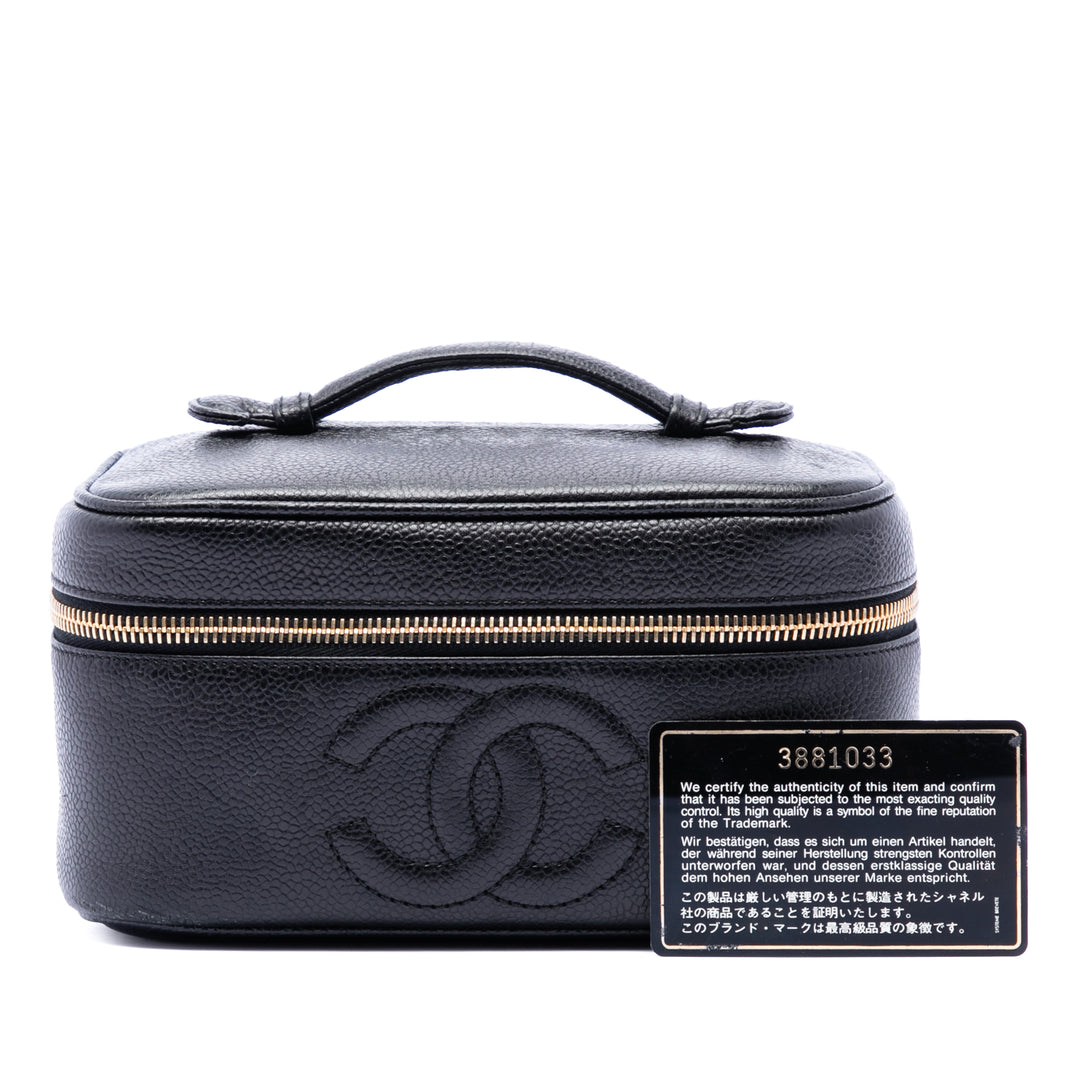 Chanel CC Caviar Vanity