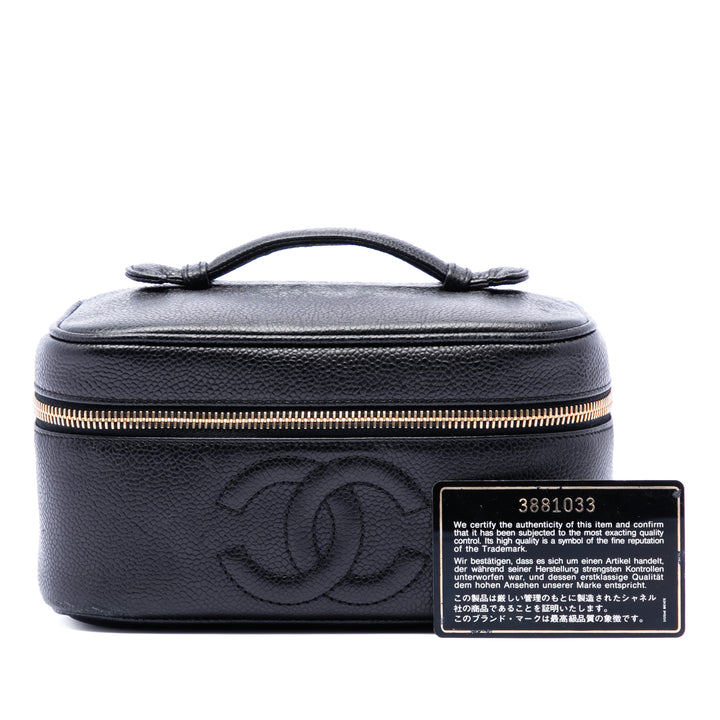 Chanel CC Caviar Vanity