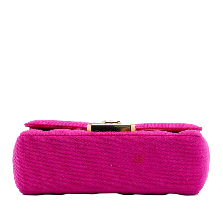 Chanel Mini Matelassé Jersey Chic With Me à rabat