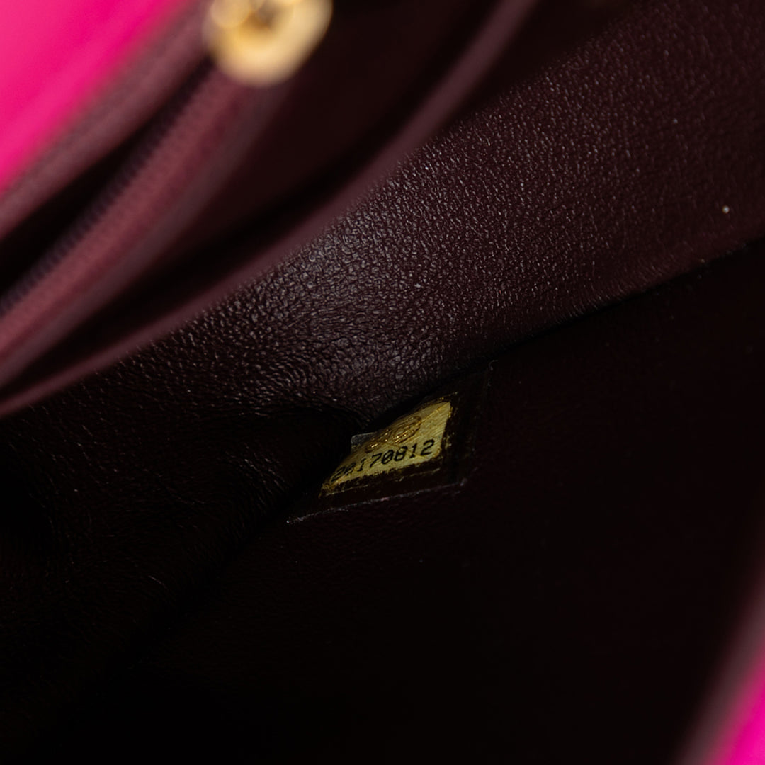 Chanel Mini Matelassé Jersey Chic With Me à rabat