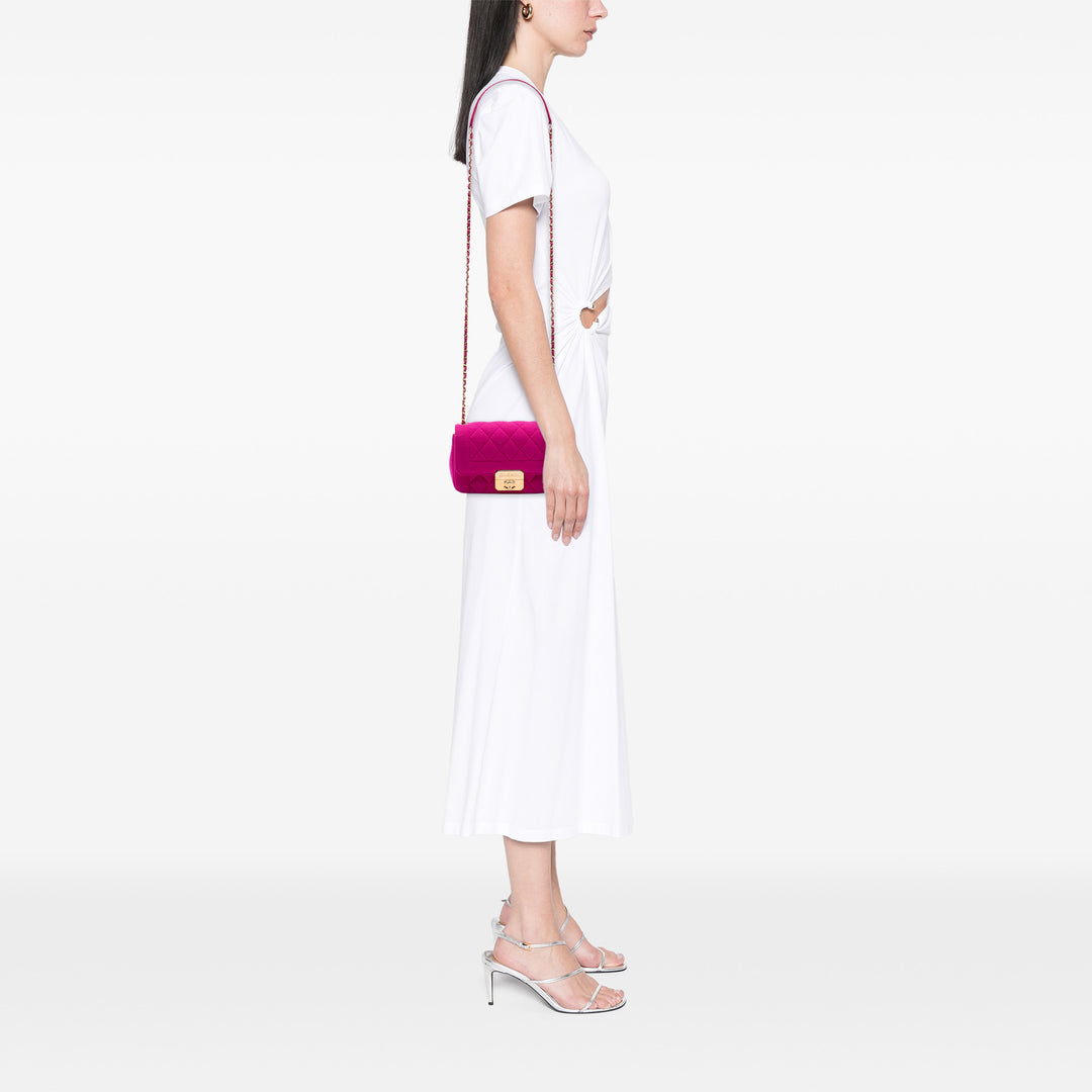 Chanel Mini Matelassé Jersey Chic With Me à rabat