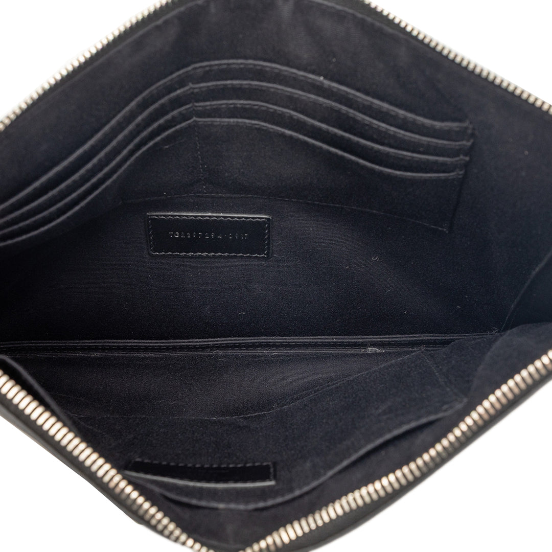 Saint Laurent Grain De Poudre Zip Pochette