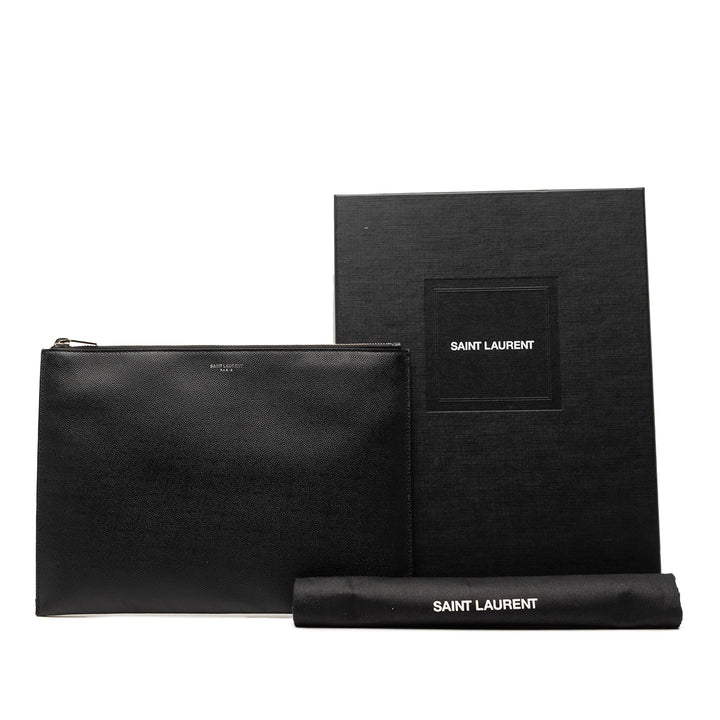 Saint Laurent Grain De Poudre Zip Pochette
