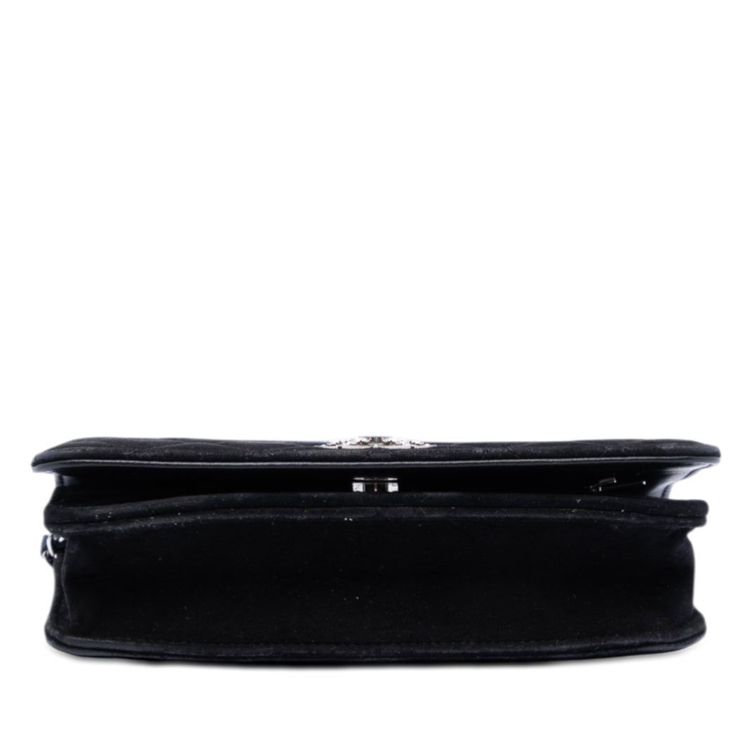 Chanel Matelassé Cocostellar Wallet on Chain Daim