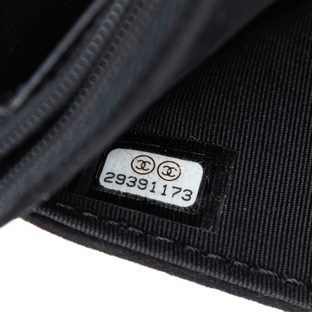 Chanel Matelassé Cocostellar Wallet on Chain Daim
