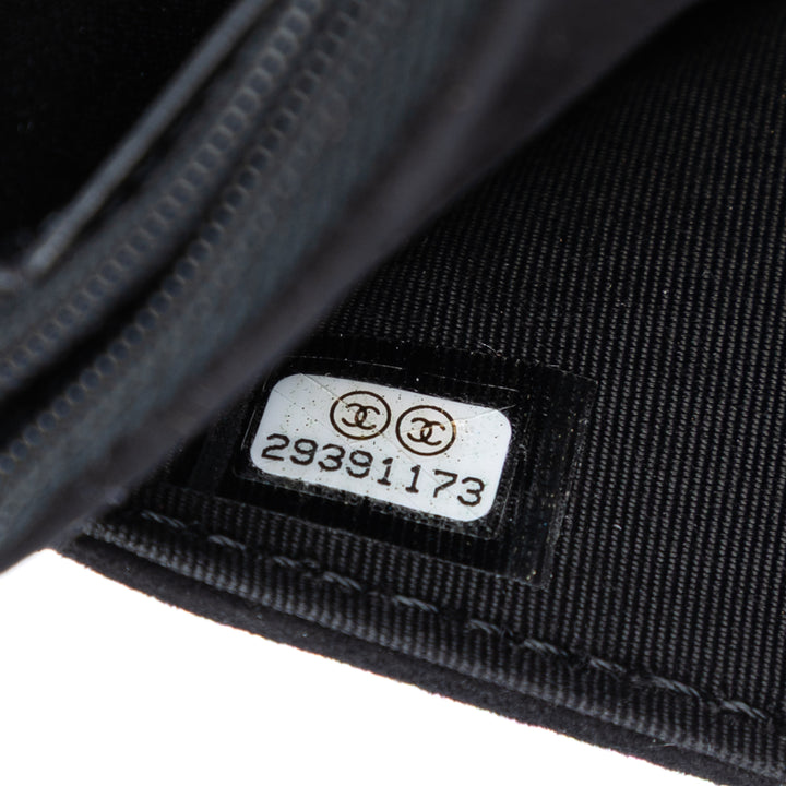 Chanel Matelassé Cocostellar Wallet on Chain Daim