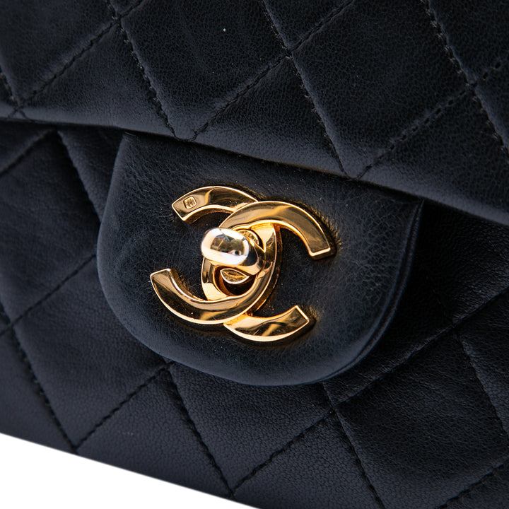 Chanel Small Classic Cuir d’agneau Double rabat