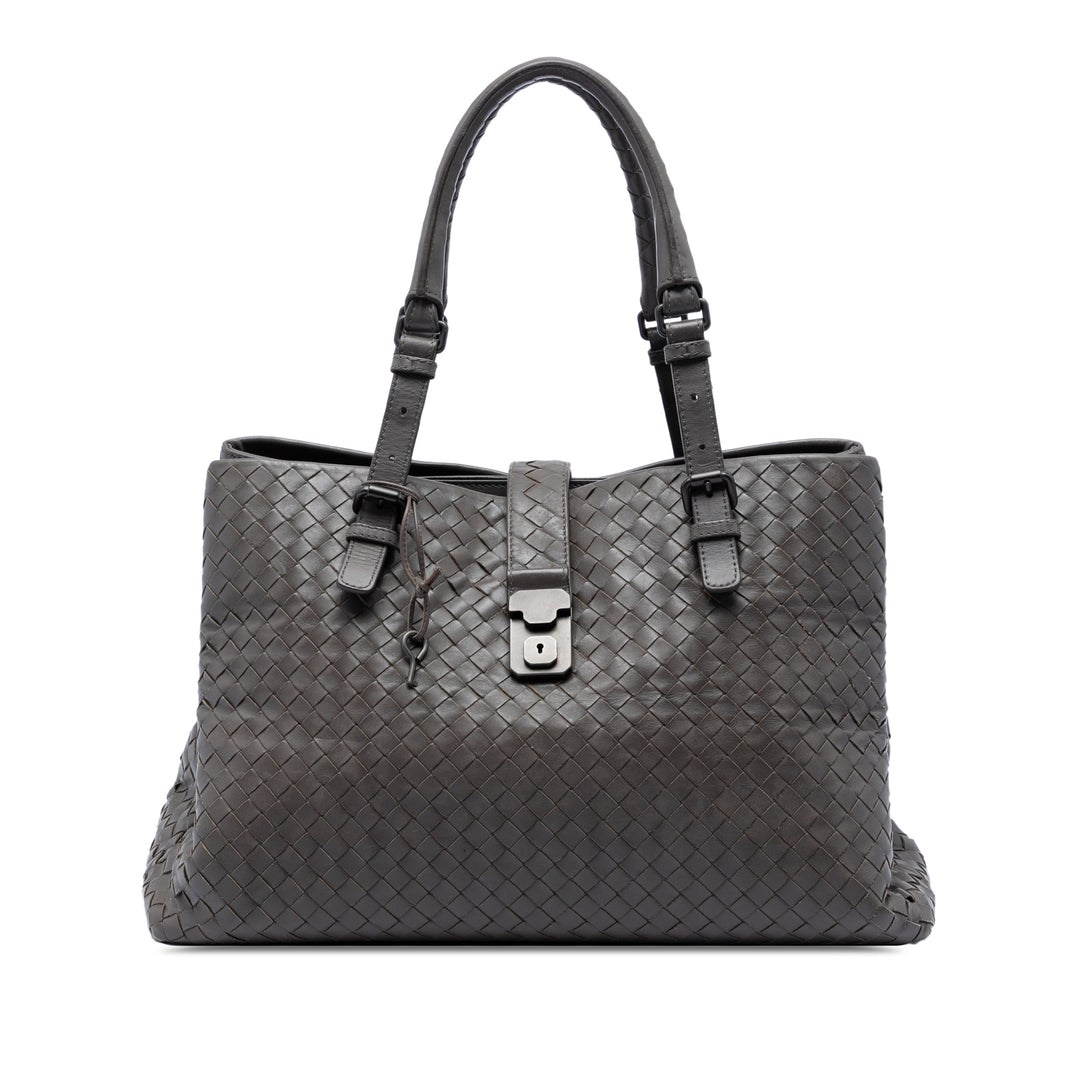 Bottega Veneta Medium Nappa Intrecciato Roma Cabas