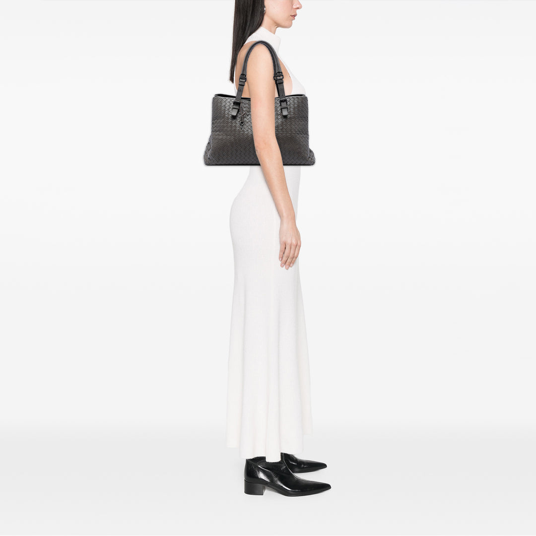 Bottega Veneta Medium Nappa Intrecciato Roma Cabas
