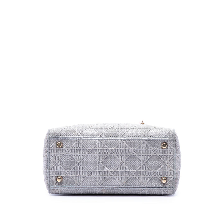Dior Medium Toile Cannage Lady D Lite