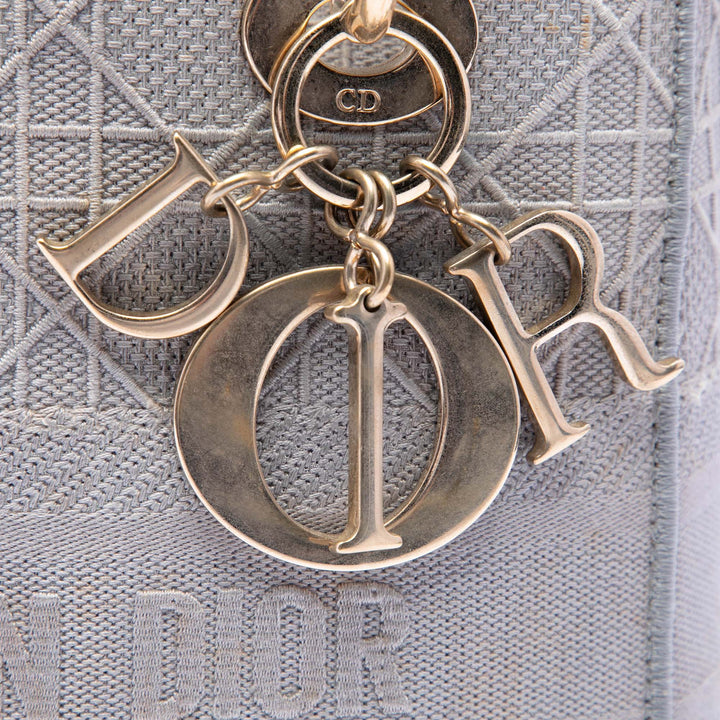 Dior Medium Toile Cannage Lady D Lite