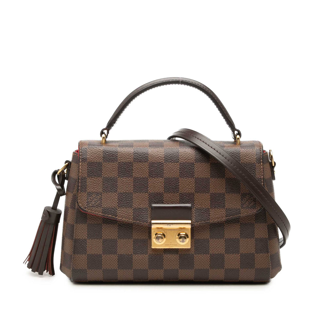 Croisette Damier Ébène Marron