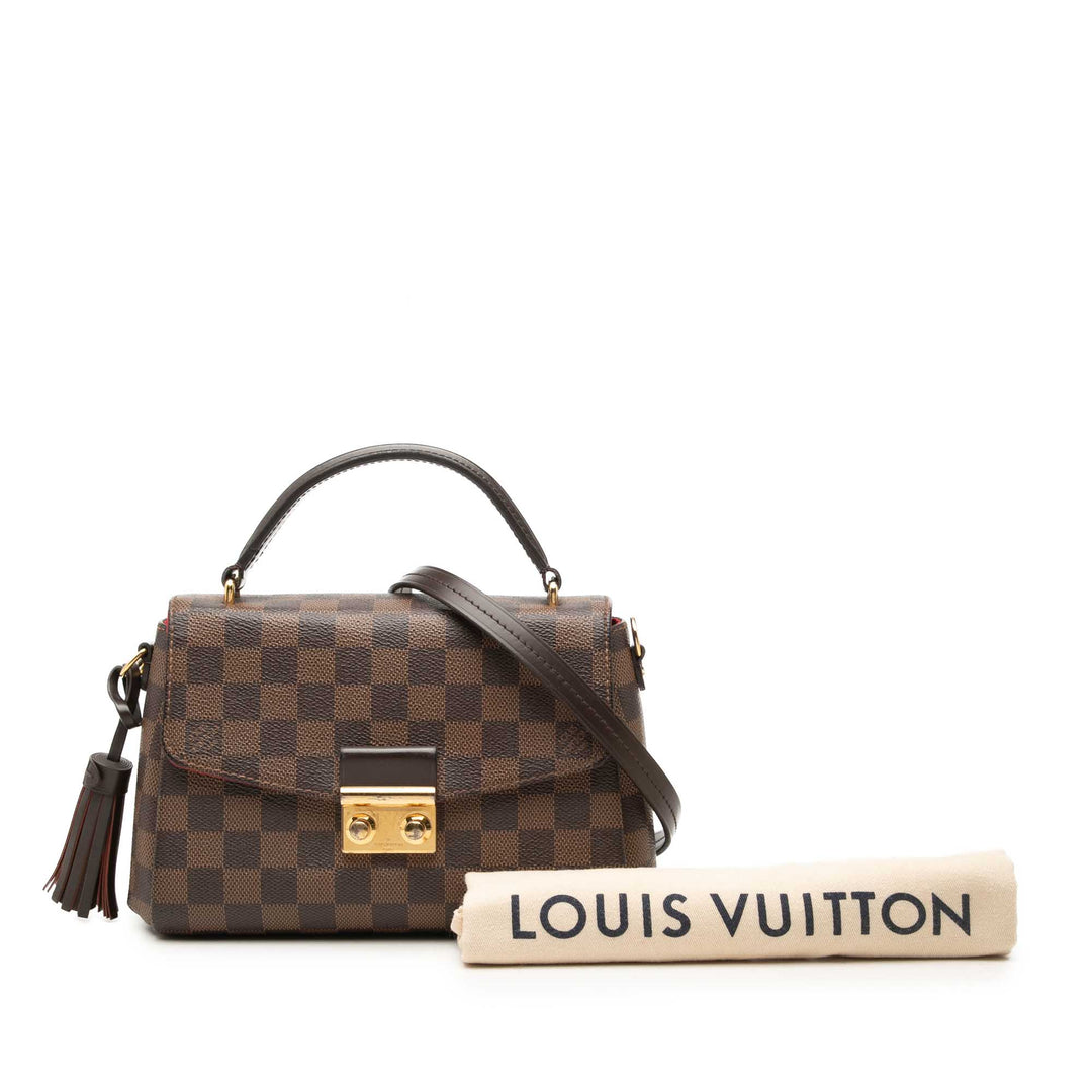 Croisette Damier Ébène Marron