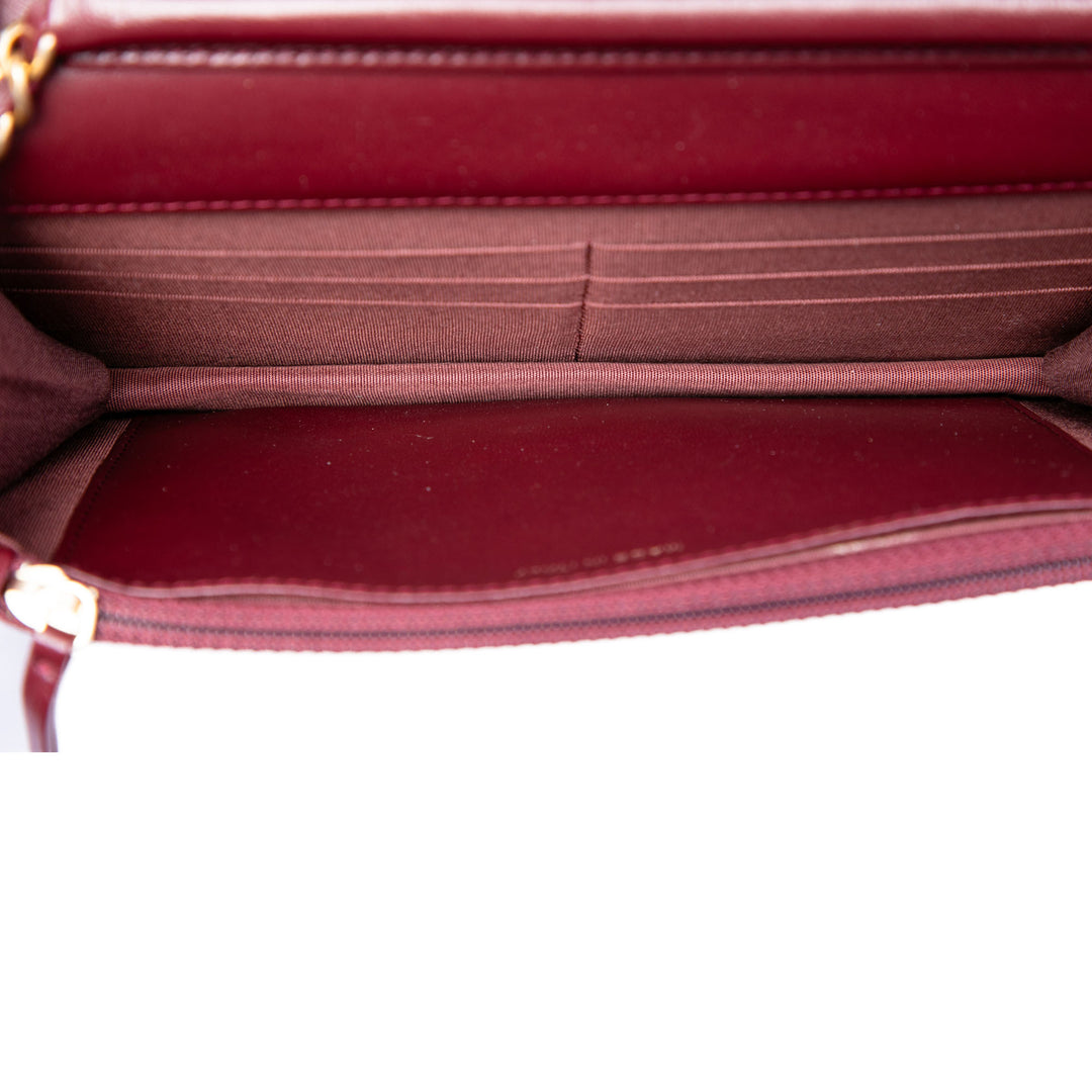 Chanel CC Matelassé Velours Wallet on Chain
