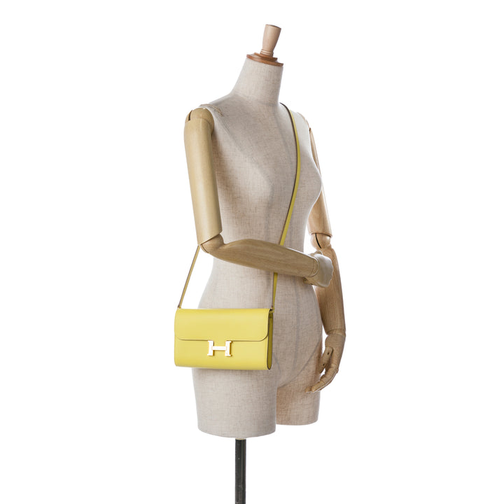 Evercolor Constance Wallet To Go Yellow - Gaby Paris