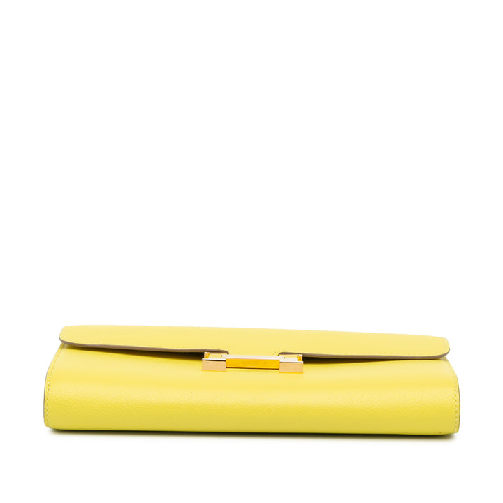 Evercolor Constance Wallet To Go Yellow - Gaby Paris
