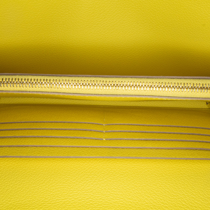 Evercolor Constance Wallet To Go Yellow - Gaby Paris