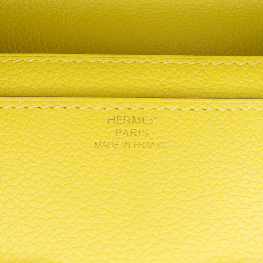 Evercolor Constance Wallet To Go Yellow - Gaby Paris