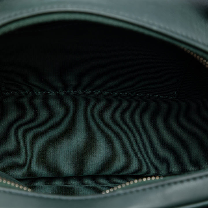 Chanel Small CC Matelassé Cuir de veau anse supérieure Vanity avec chaîne