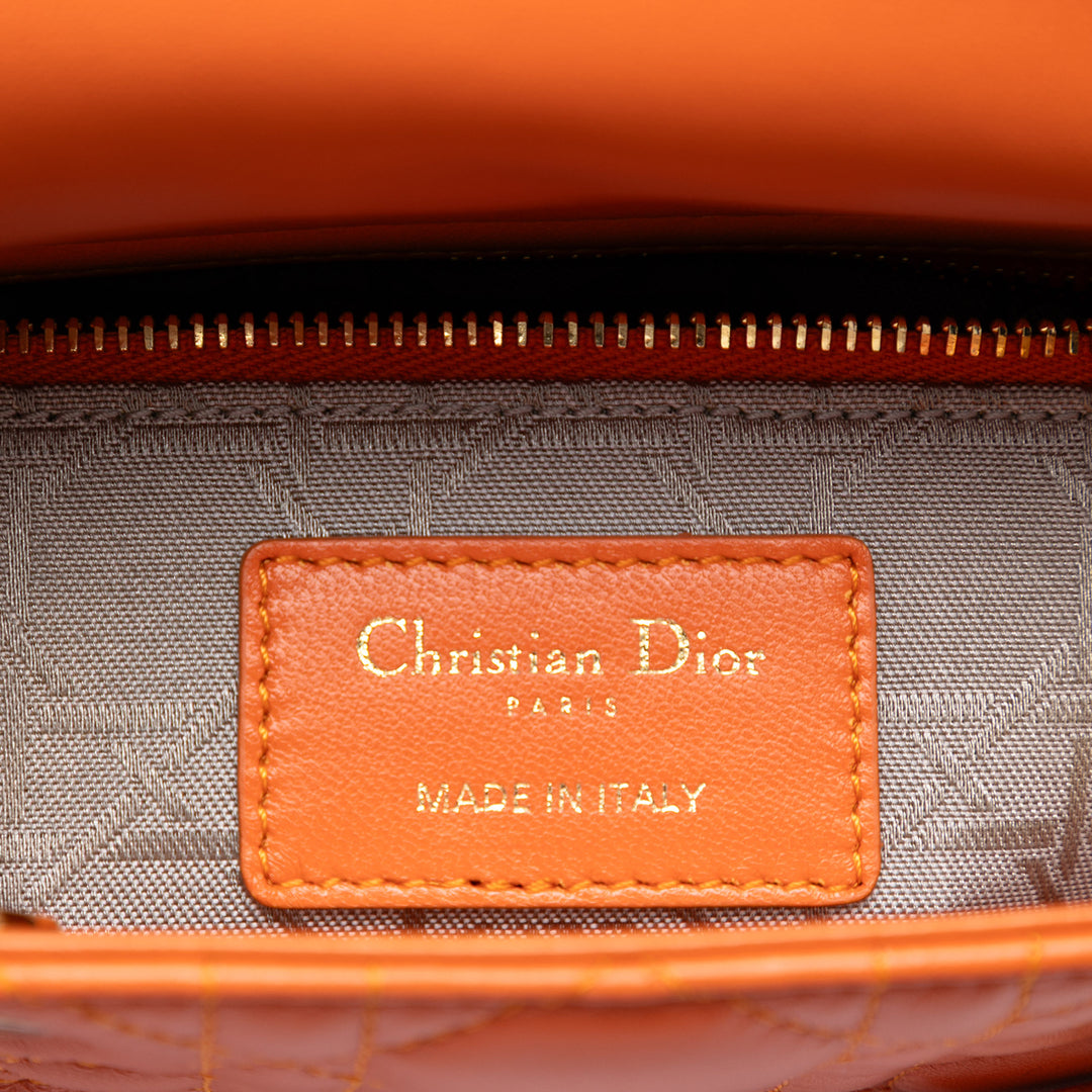 Dior Small Cuir d’agneau Cannage MyABCDior Lady Dior
