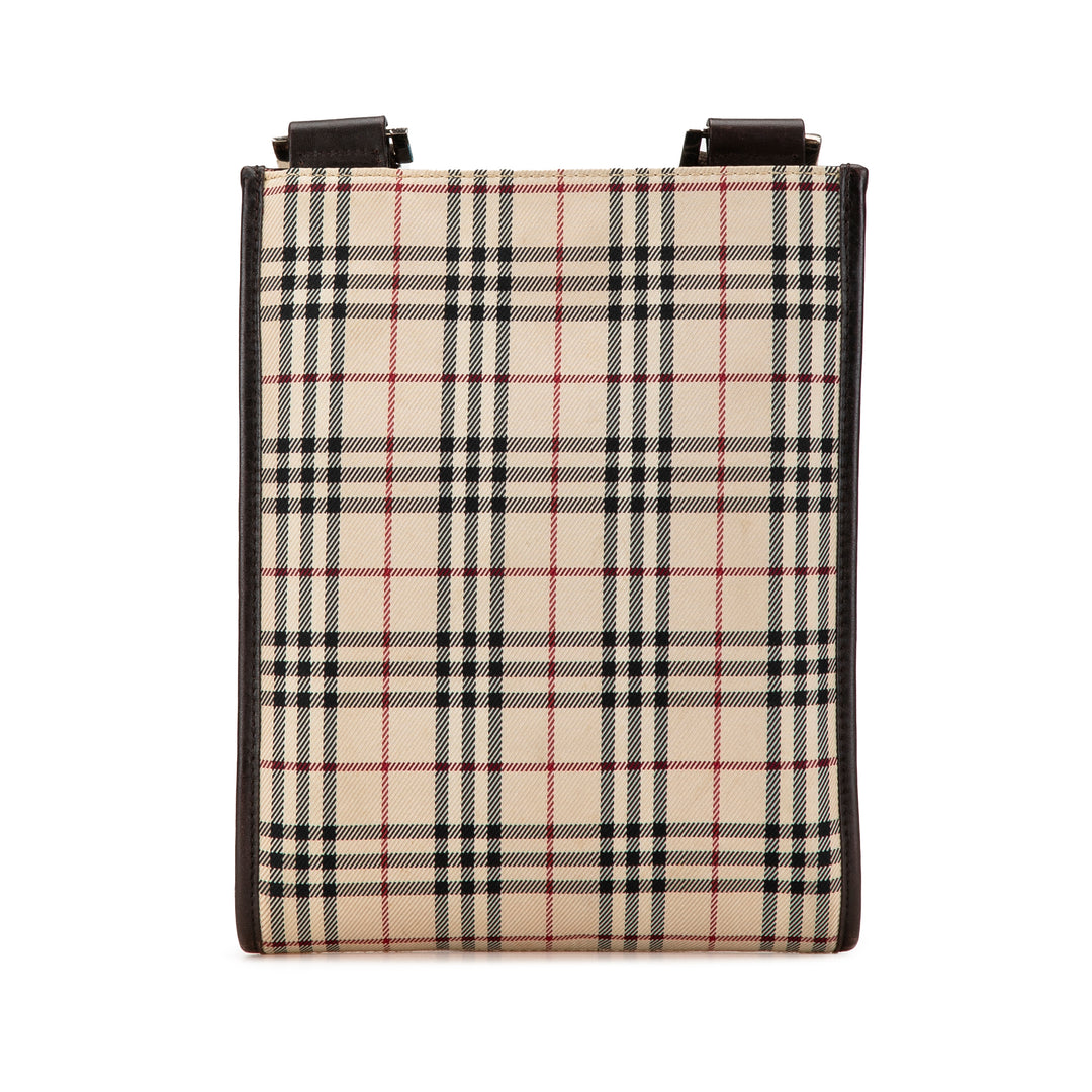 House Check Crossbody Brown - Gaby Paris