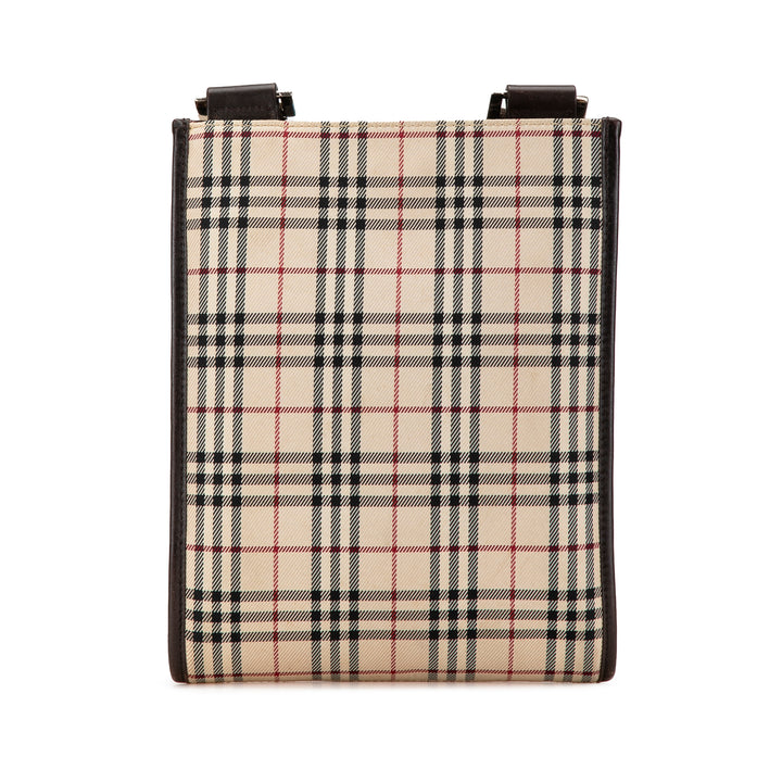 House Check Crossbody Brown - Gaby Paris