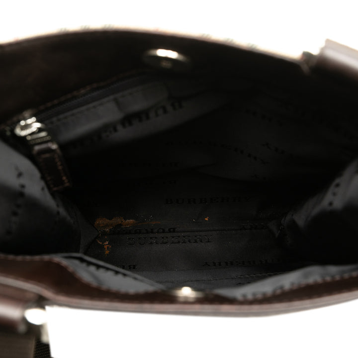 House Check Crossbody Brown - Gaby Paris