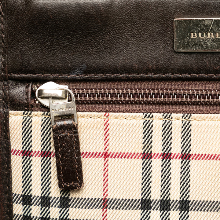House Check Crossbody Brown - Gaby Paris