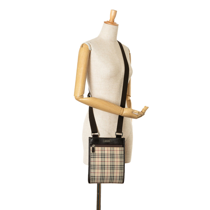 House Check Crossbody Brown - Gaby Paris