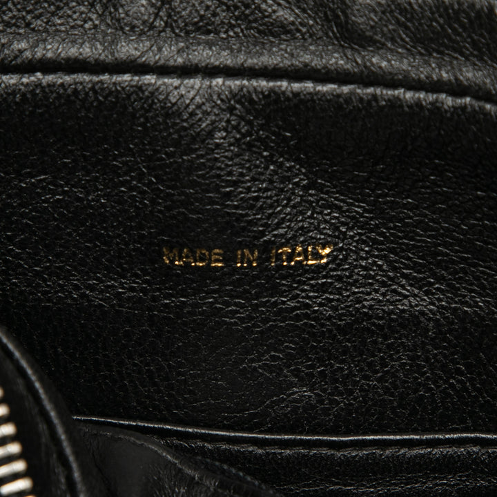 Chanel CC Stitched Cuir d’agneau Tassel à rabat Sac porté croisé