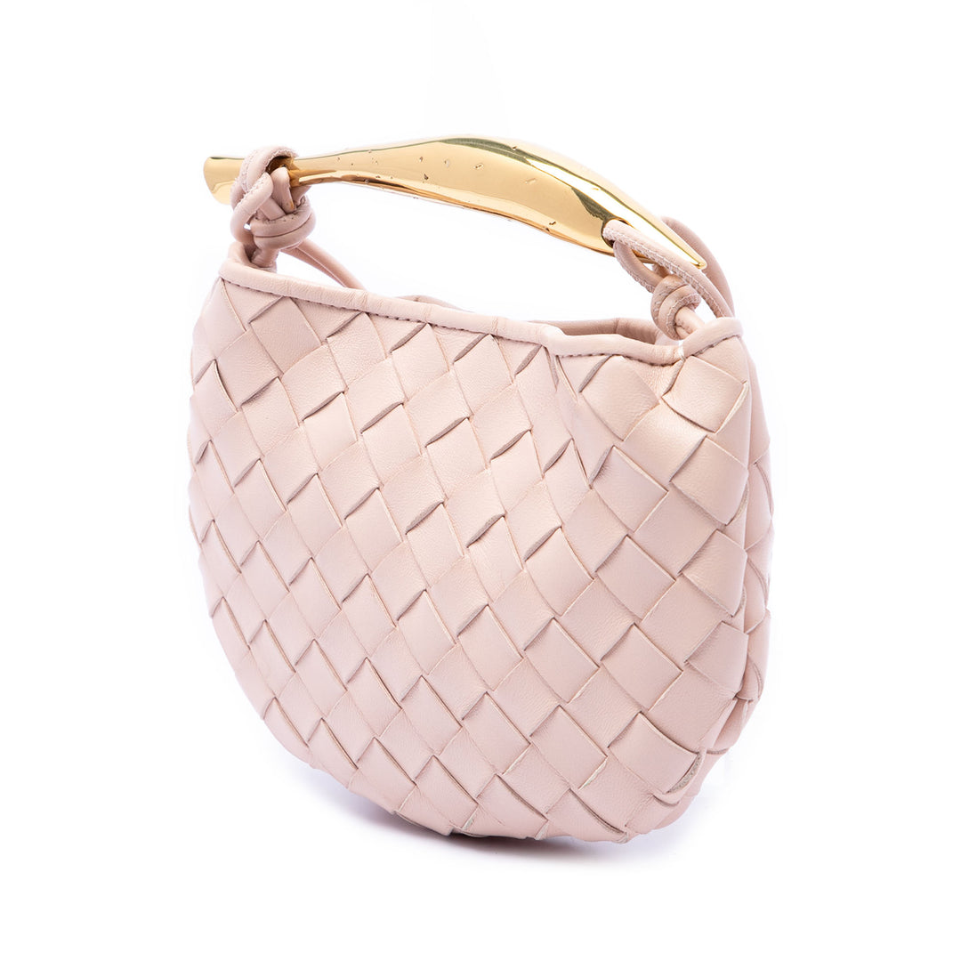 Intrecciato Sardine Baby Cuir d'agneau Rose