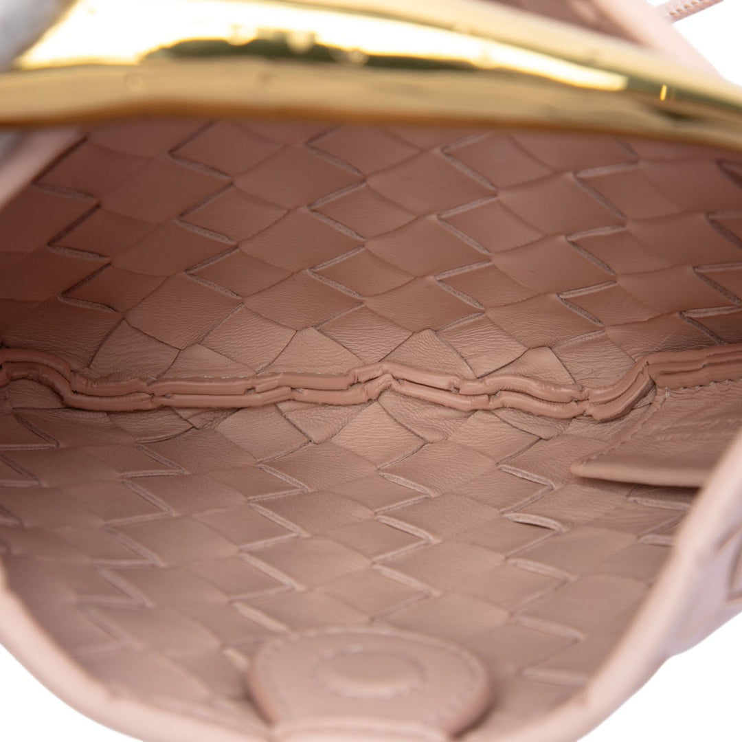 Intrecciato Sardine Baby Cuir d'agneau Rose