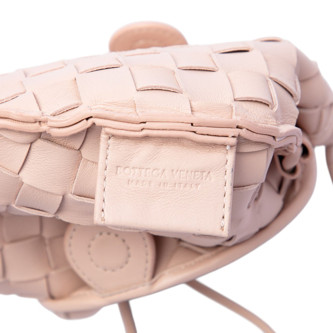 Intrecciato Sardine Baby Cuir d'agneau Rose