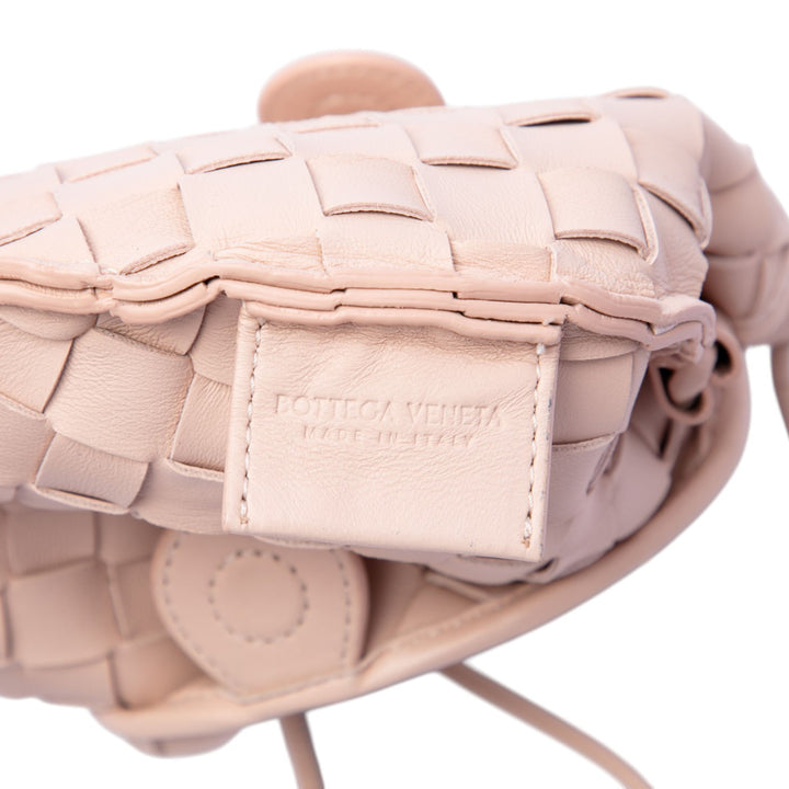 Intrecciato Sardine Baby Cuir d'agneau Rose