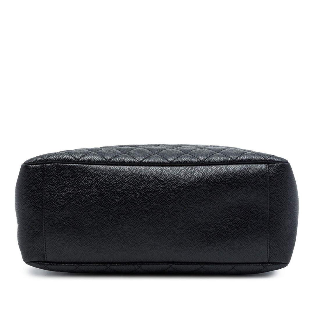 Chanel Cabas Cuir caviar Noir – vue 3 – GABY PARIS