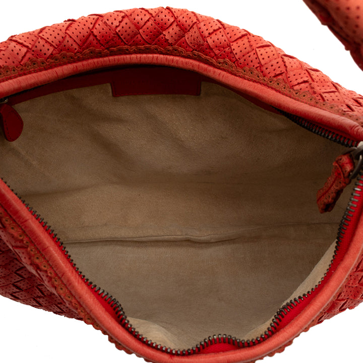 Bottega Veneta Small perforé Nappa Intrecciato Veneta Hobo