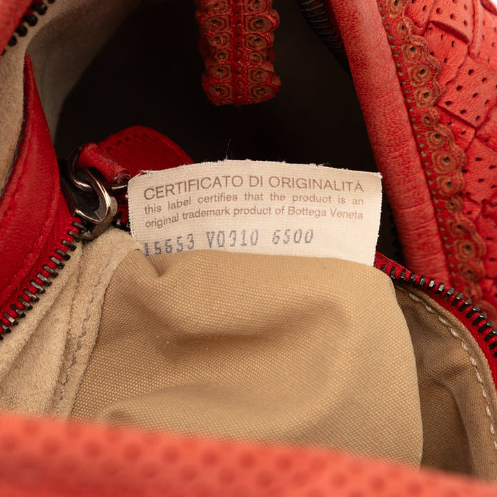 Bottega Veneta Small perforé Nappa Intrecciato Veneta Hobo