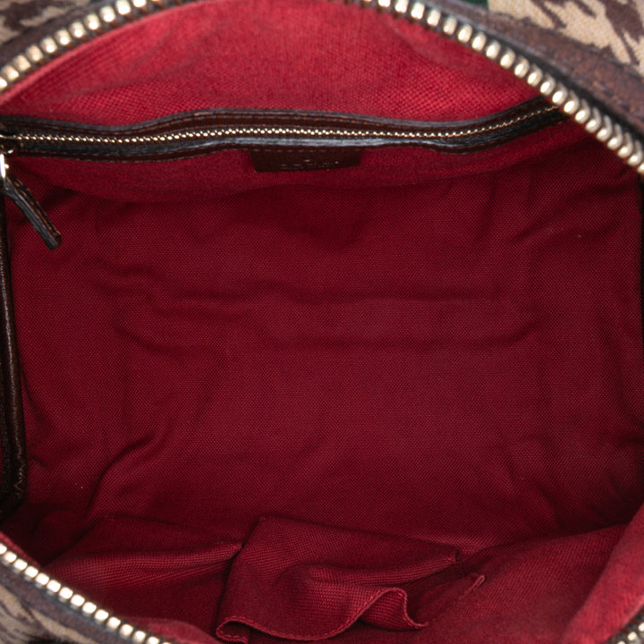 Gucci Cotton Seventies Web Boston Sac