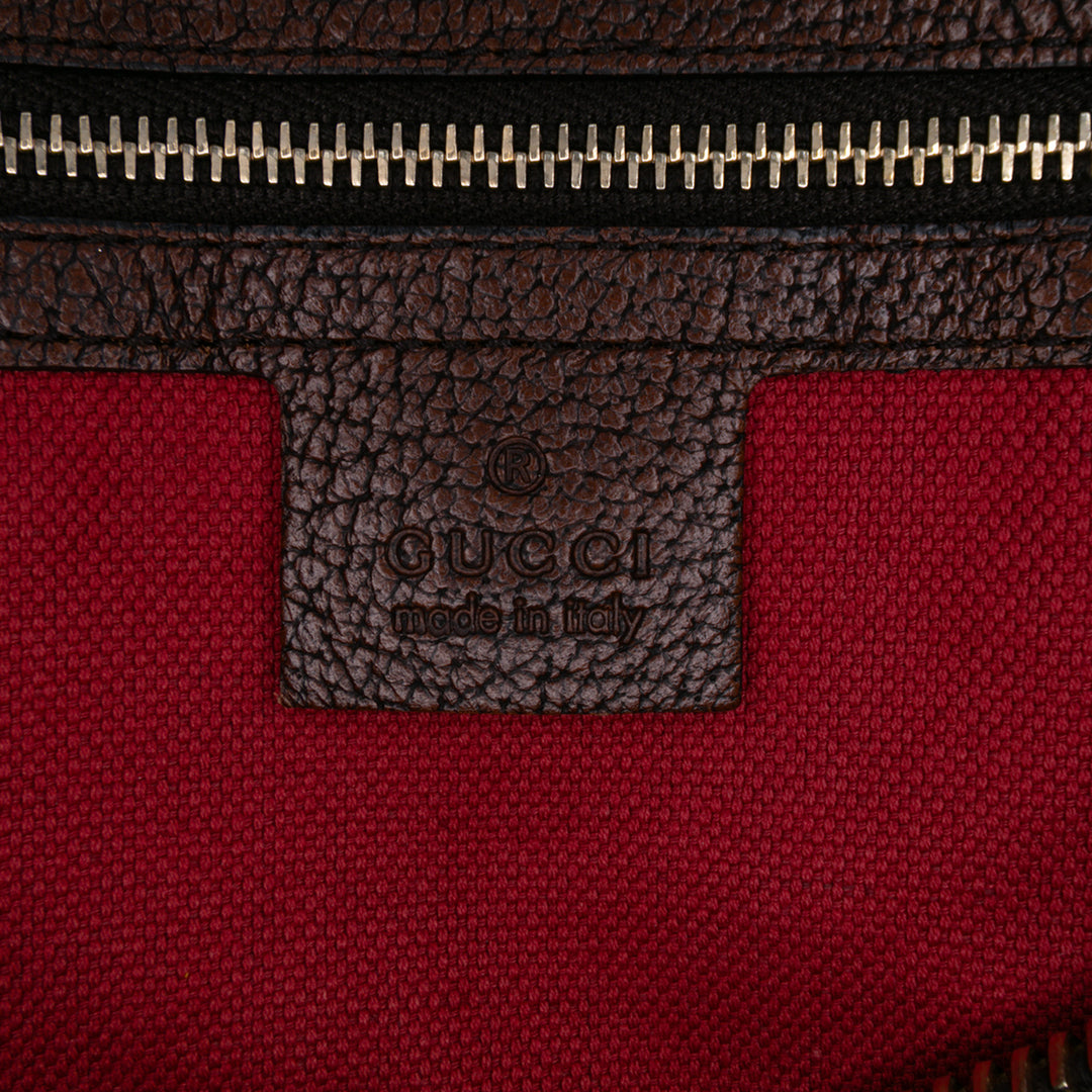 Gucci Cotton Seventies Web Boston Sac