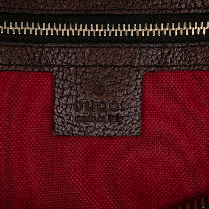 Gucci Cotton Seventies Web Boston Sac