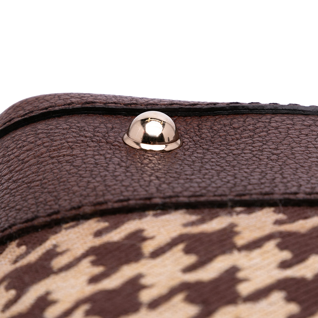 Gucci Cotton Seventies Web Boston Sac