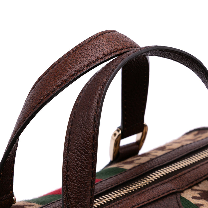 Gucci Cotton Seventies Web Boston Sac