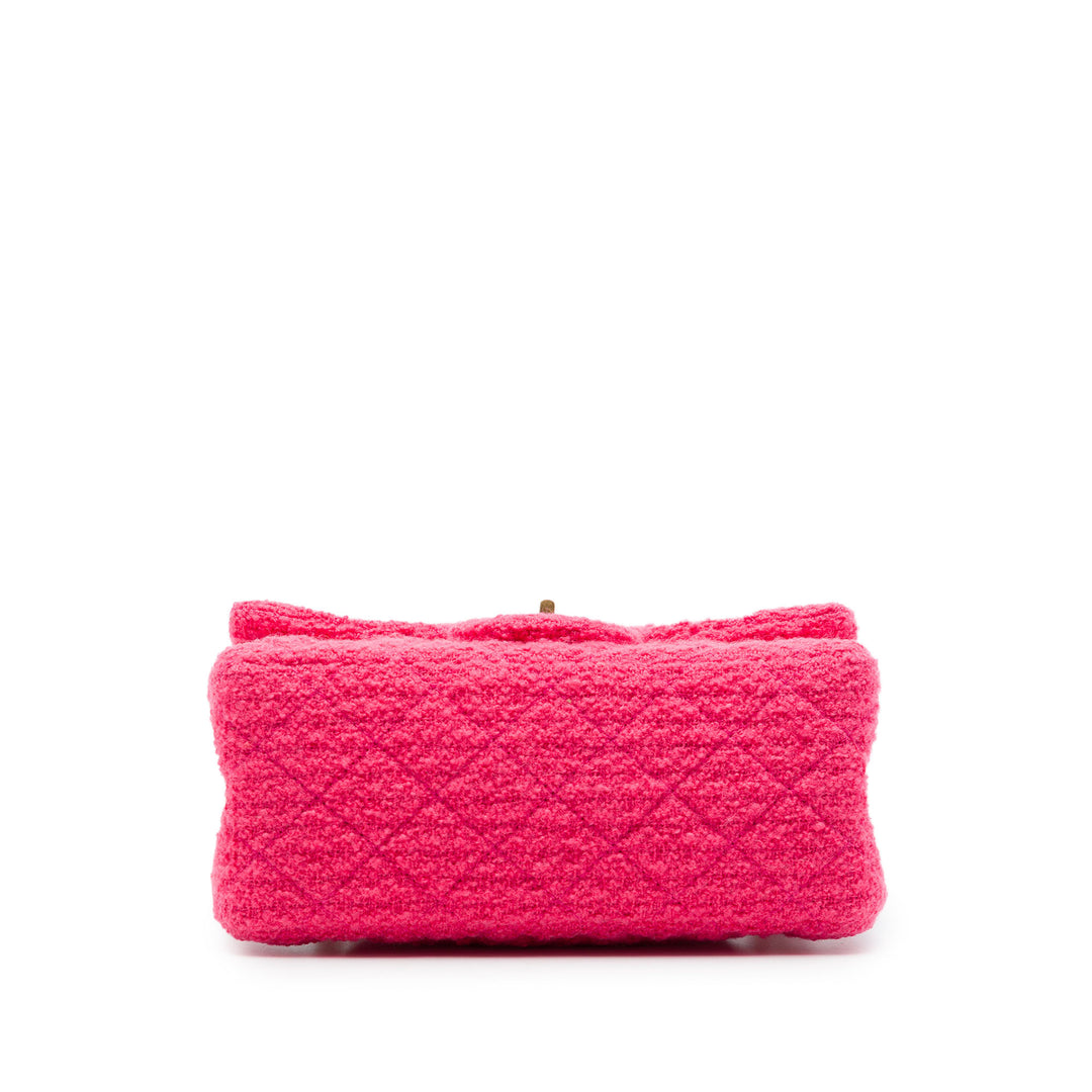 Matelassé Reissue 2.55 Rabat simple 224 Mini Tweed Rose