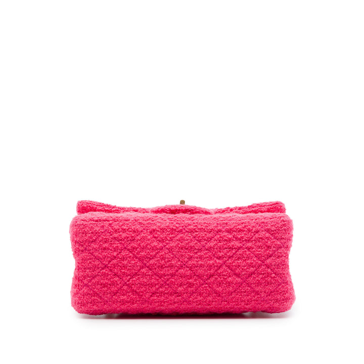 Matelassé Reissue 2.55 Rabat simple 224 Mini Tweed Rose