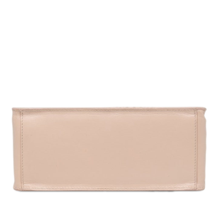 ALAÏA Vienne Laser Cut Garance Cabas 20 Cuir de veau Marron – vue 3 – GABY PARIS