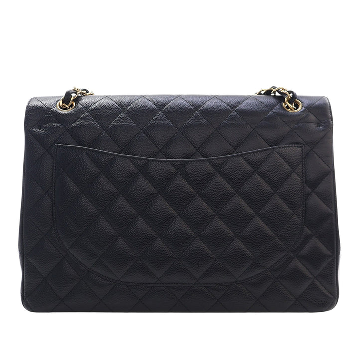 Chanel Maxi Classic Caviar Double rabat